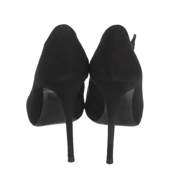 Giuseppe Zanotti Suede Ankle Boots Black sz 37.5 - Picture 4 of 4